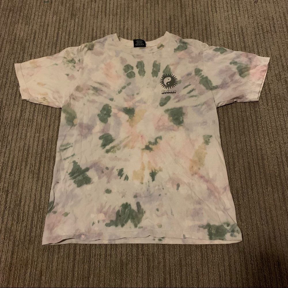 Stüssy Yin & Yang Tye Dye Tee Shirt